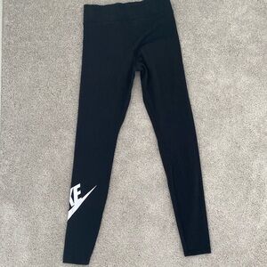Nike Full Length Black Yoga Pants Size Small